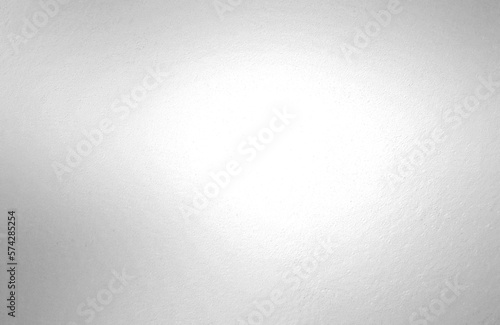 Abstract graphic design of textured paper cement or blank canvas background, gradient from the center in white-gray tones. For product scenes, banners, posters, advertisements.