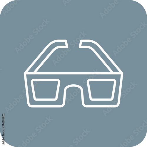3d Glasses Icon