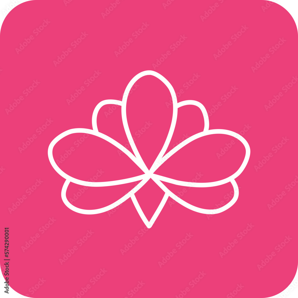 Fototapeta premium Lotus Icon