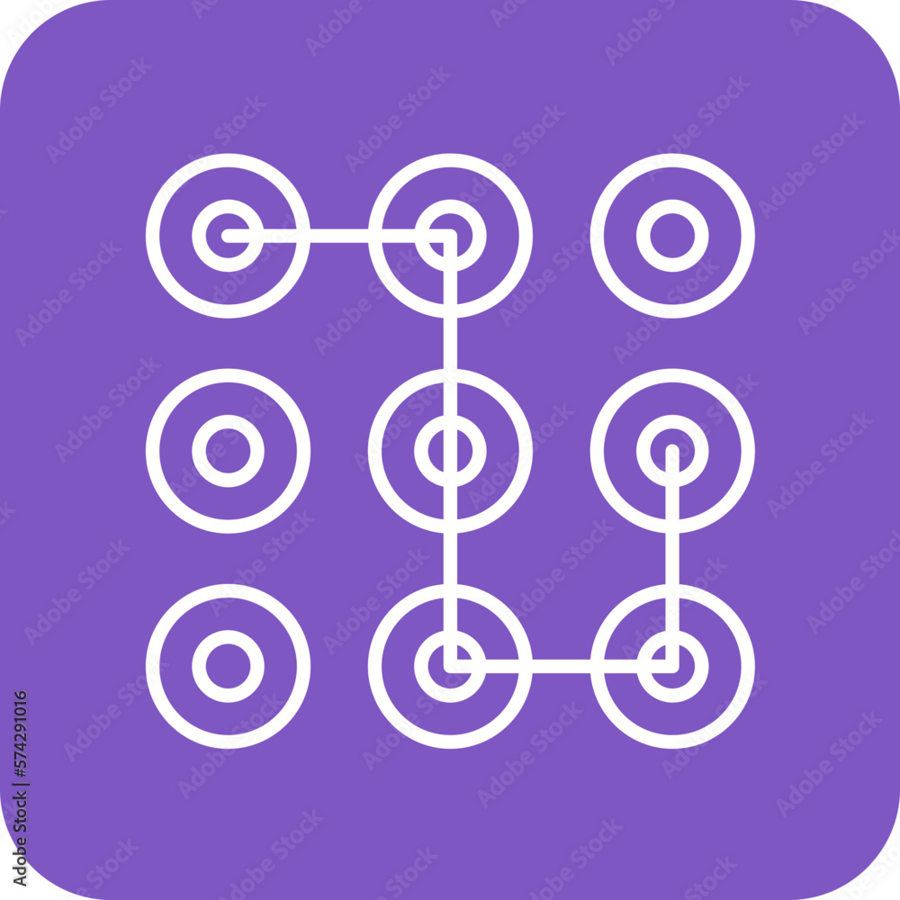 Pattern Lock Icon Pattern Lock Icon