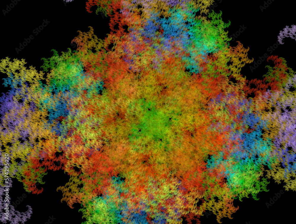 Fototapeta premium Imaginatory fractal abstract background Image