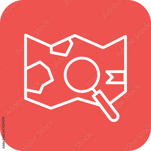 Search Map Icon