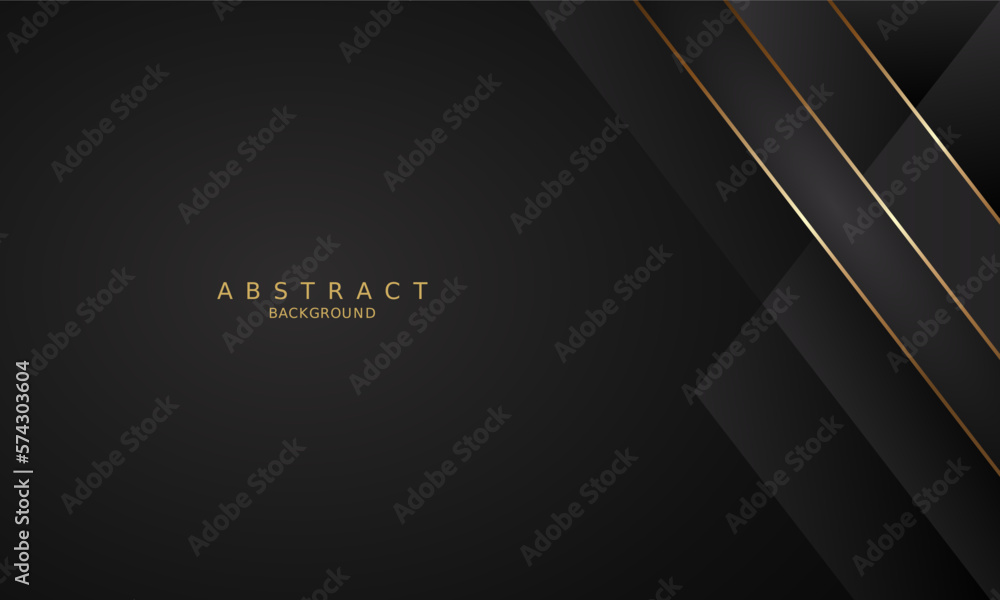 dark black luxury premium background and gold line. dark black luxury premium background and gold line.