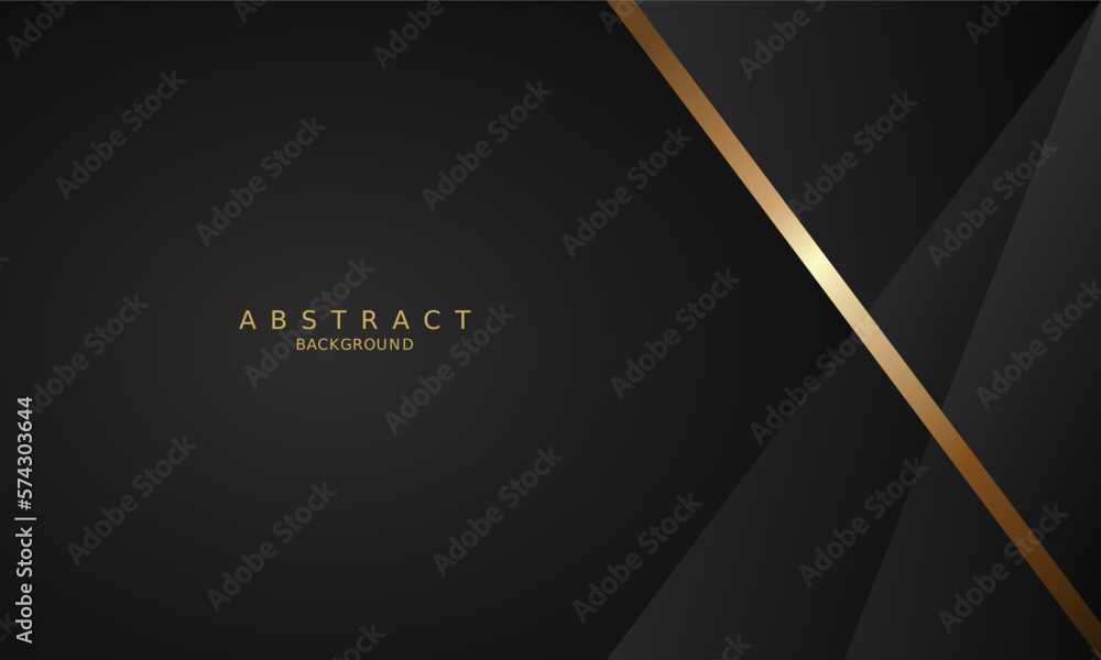dark black luxury premium background and gold line. dark black luxury premium background and gold line.