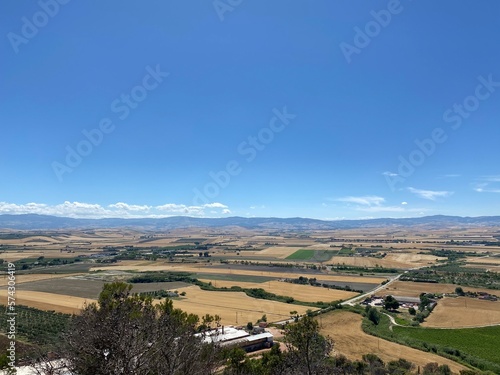 Country Side Landscape near Swabian-Angevin Fortress Lucera Italy photo