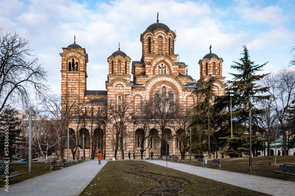 St. Mark's Church, Serbian Orthodox Christian church in Belgrade, Serbia.