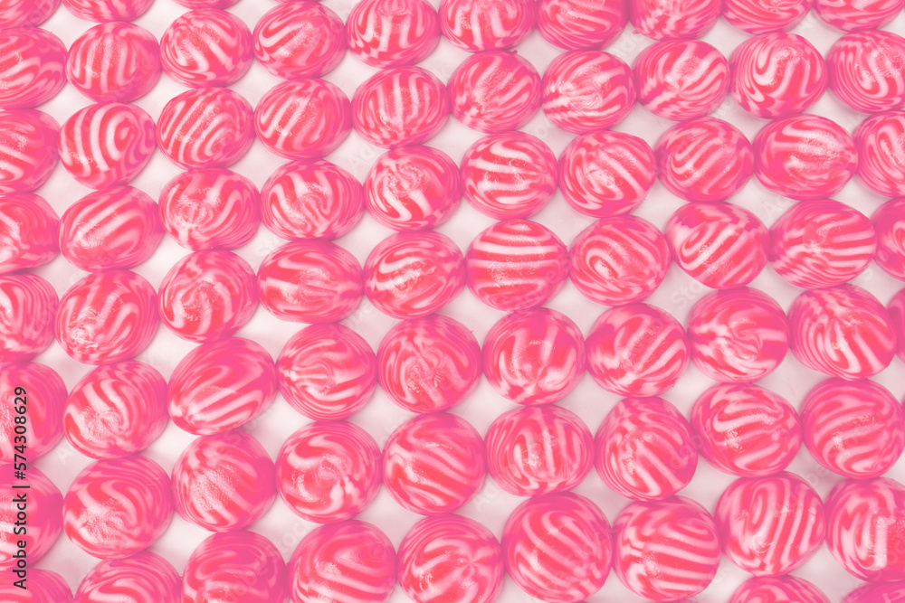 Red round tasty gummy candies as a background. Red round tasty gummy candies as a background.