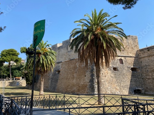 The famous Swabian Angevin Aragonese Castle in Manfredonia Italy photo