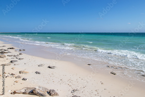 Photos beautiful turquoise blue sea in the Bahamas