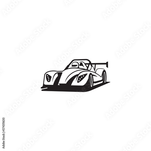 Race Car logo or icon design