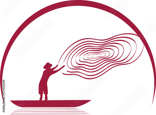 silhouette of a person