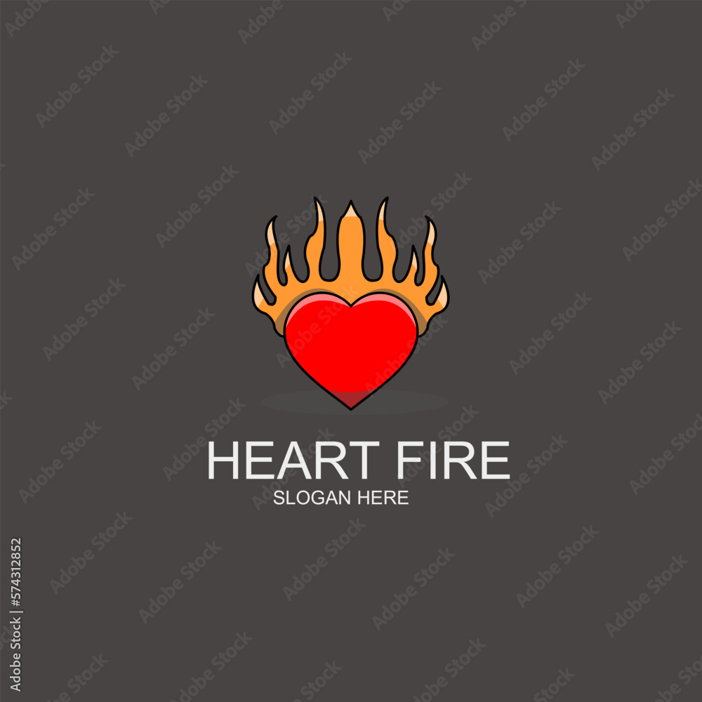 heart mascot design illustration logo heart mascot design illustration logo