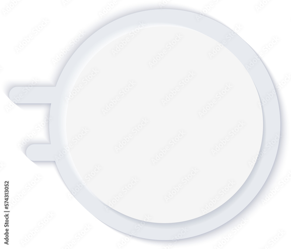 Fototapeta premium Elegant simple refined infographic blank template label and icon