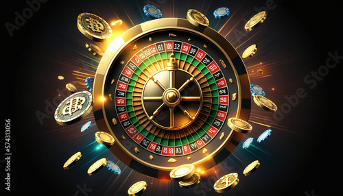 Bitcoin Casino Bonus: Claim Your Deposit Bonus Today - Background/Desktop/Landscape Generated AI
