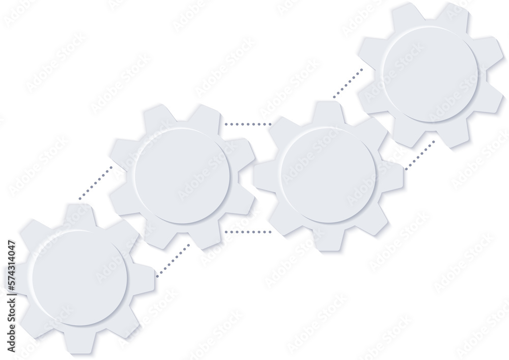 Elegant simple refined infographic blank template label and icon