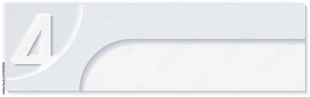 Elegant simple refined infographic number blank label icon Elegant simple refined infographic number blank label icon