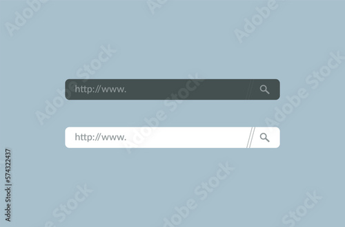 Search bar, Web Search button concept, Searching internet field, vector computer address symbol of text web form templates