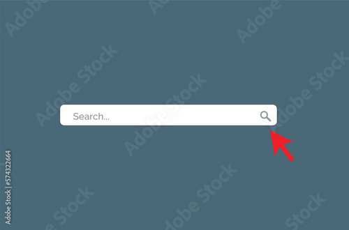Search bar, Web Search button concept, Searching internet field, vector computer address symbol of text web form templates