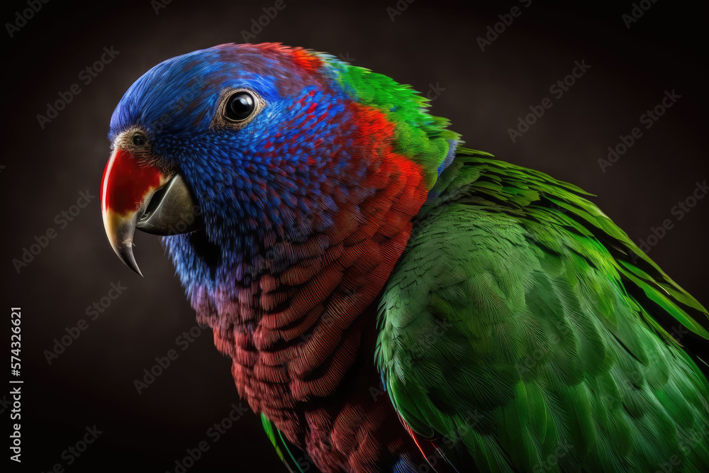 Eclectus is a genus of parrot, the Psittaciformes, which consists of four known extant species known as eclectus parrots and the extinct Eclectus infectus, the oceanic eclectus parrot.