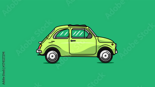 car on a green background 
Mr. Bean Car
Car illustration
Mini Cooper