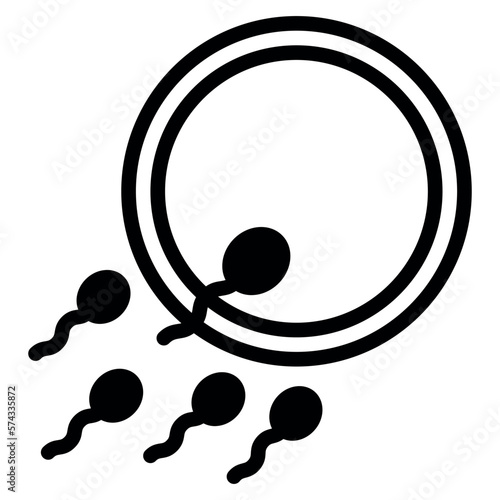 Fertilization�is the process by which male and female gametes are fused together 