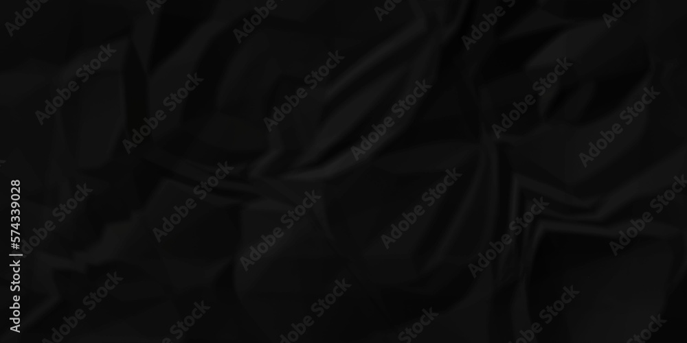 Dark Black facbric paper backdrop crumpled texture. dark black textured crumpled black paper background. panorama black paper texture background, crumpled pattern. Dark Black facbric paper backdrop crumpled texture. dark black textured crumpled black paper background. panorama black paper texture background, crumpled pattern.
