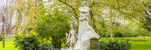 Monument to Ferdinand Fabre (1880) by Laurent Marqueste in Paris Luxembourg Gardens photo