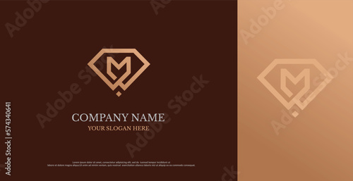 Initial M Logo Design Vector 