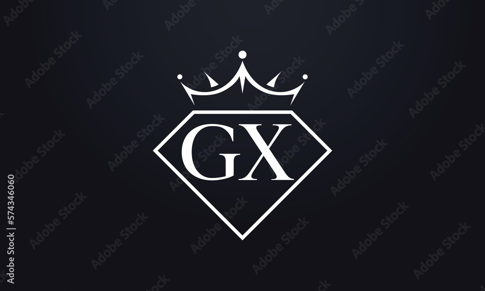 Diamond crown vector. Luxury queen logo for jewelry vector with letters Diamond crown vector. Luxury queen logo for jewelry vector with letters