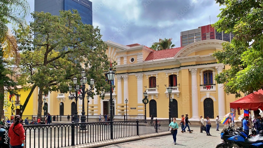 Consejo Municipal de Caracas. Lugar donde se firmó Acta de Independencia. Caracas, Venezuela