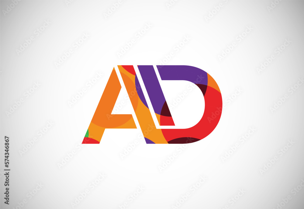 Initial Letter A D Low Poly Logo Design Vector Template. Graphic Alphabet Symbol For Corporate Business Identity Initial Letter A D Low Poly Logo Design Vector Template. Graphic Alphabet Symbol For Corporate Business Identity