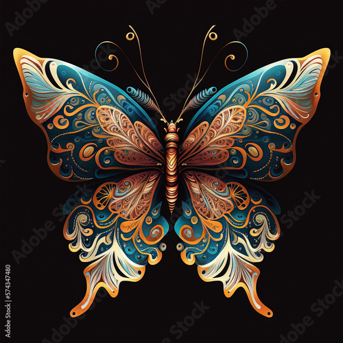 Butterfly ornamental 