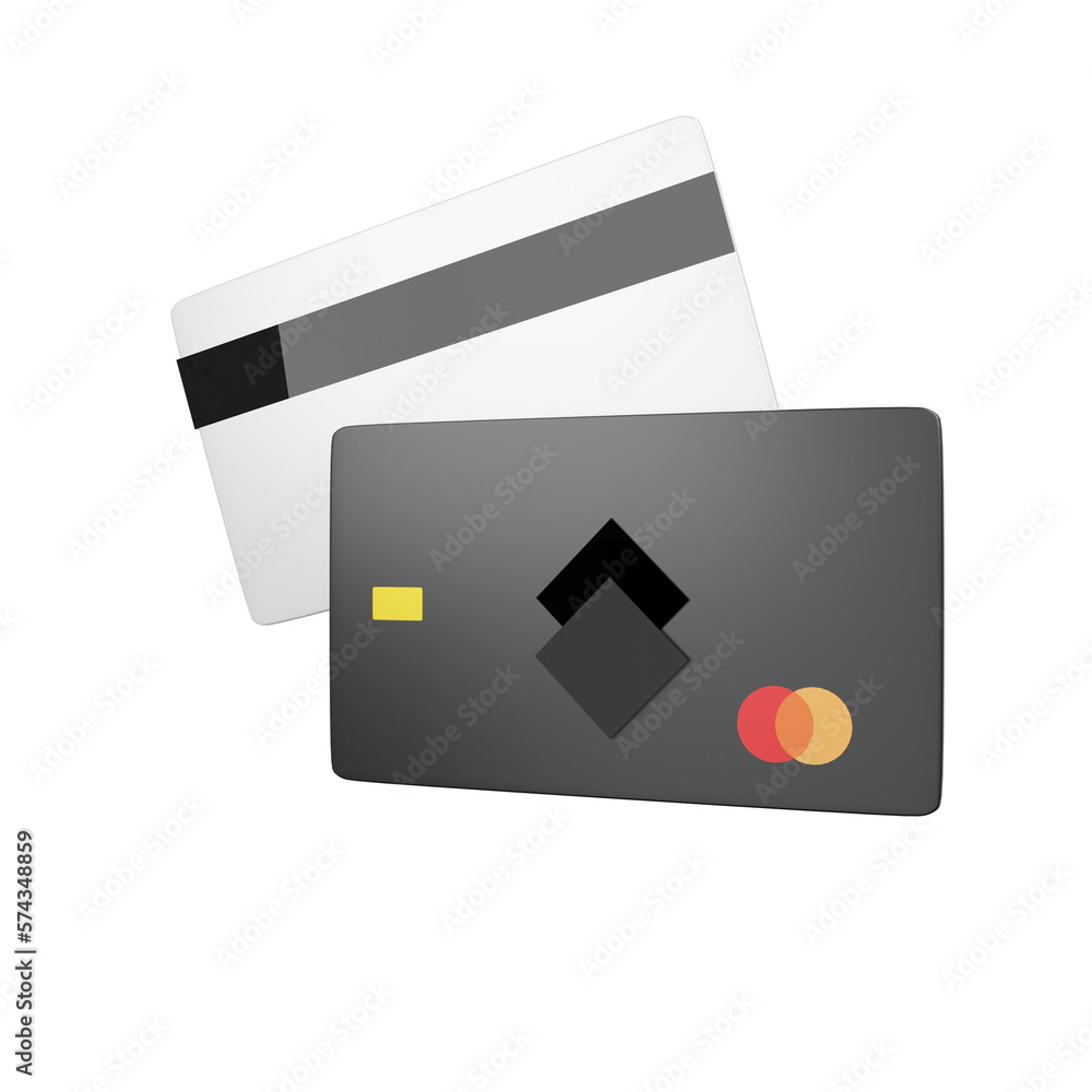 3d rendering icon credit card design 3d rendering icon credit card design