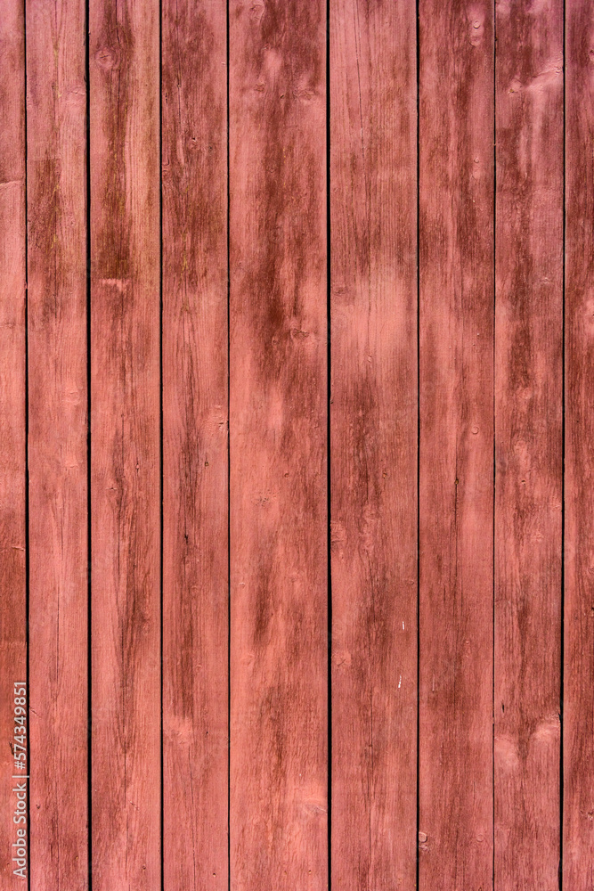 Fototapeta premium Texture of red boards.Red wood texture, wooden background.