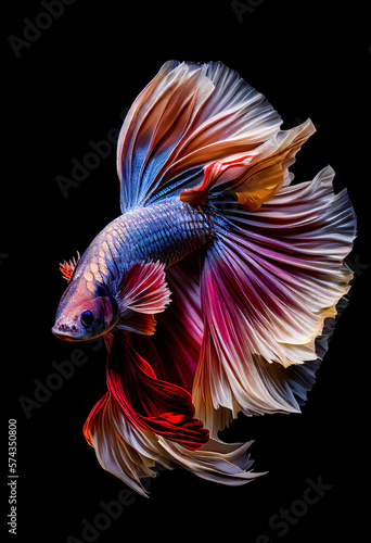 color ful betta fish