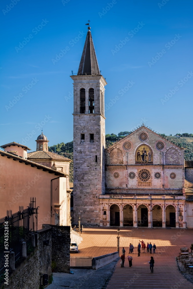 spoleto, italien - cattedrale di santa maria assunta