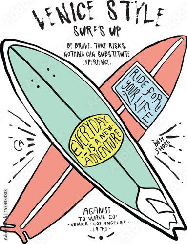 skateboard illustration and type for print