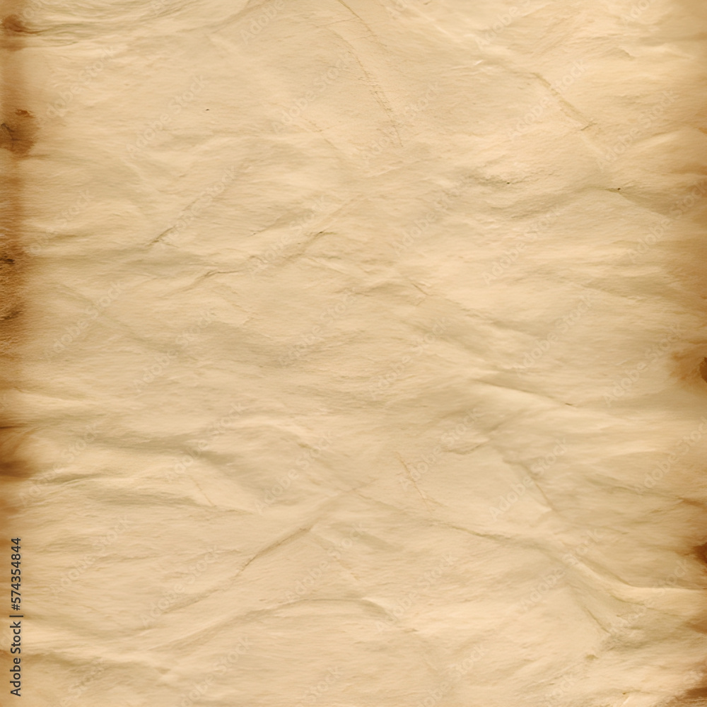 Obraz premium Old Brownish Paper Sheet Texture created with Generative AI technology