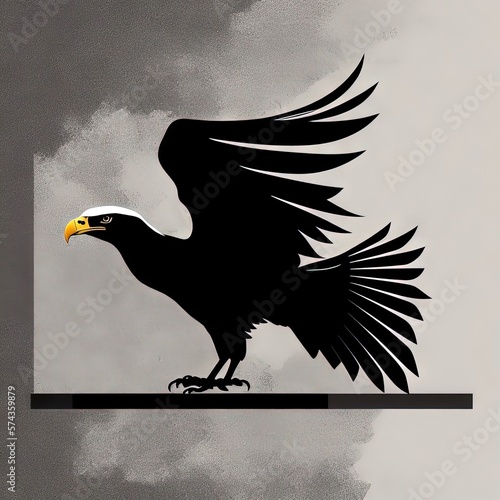Logotype head of a eagle