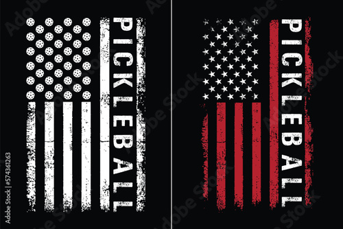 Pickleball 4th Of July Design