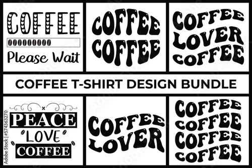 Coffee Lover T-shirt Design Bundle