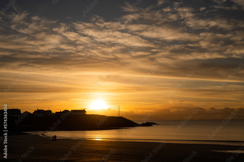 Sunset views around the island of Anglesey , North Wales, uk