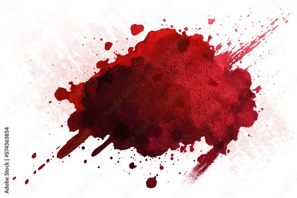 Dark Red Watercolor Paint Powder Splat Explosive blob drip splodge spot Mark With an Explosion of Color, Movement and Artistic Flair Illustration Fun, Expressive Dark Red Watercolor Paint Powder Splat Explosive blob drip splodge spot Mark With an Explosion of Color, Movement and Artistic Flair Illustration Fun, Expressive