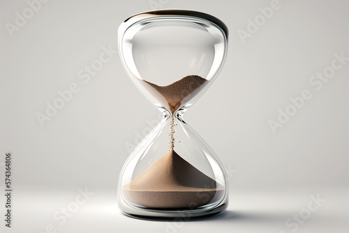 hourglass time clock photo