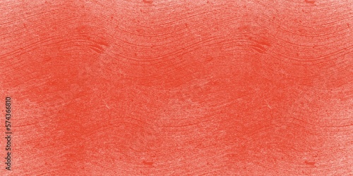 Textured background of old raw cement or red plaster wall with stains and cracks