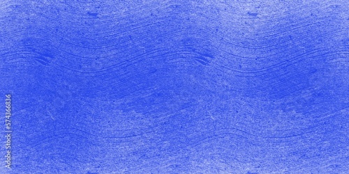 Textured background of old raw cement or blue plaster wall with stains and cracks