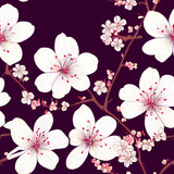 Seamless floral background. Ai Generated