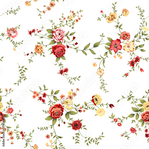Textile and digital seamless pattern design 