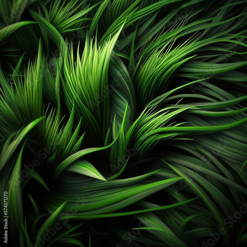 Grass Background. Ai Generated