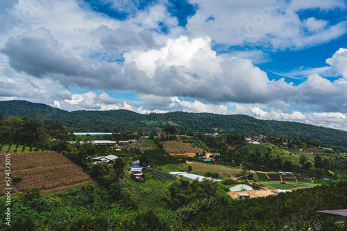 Landscape view on the mountain at Mae Rim chiang mai